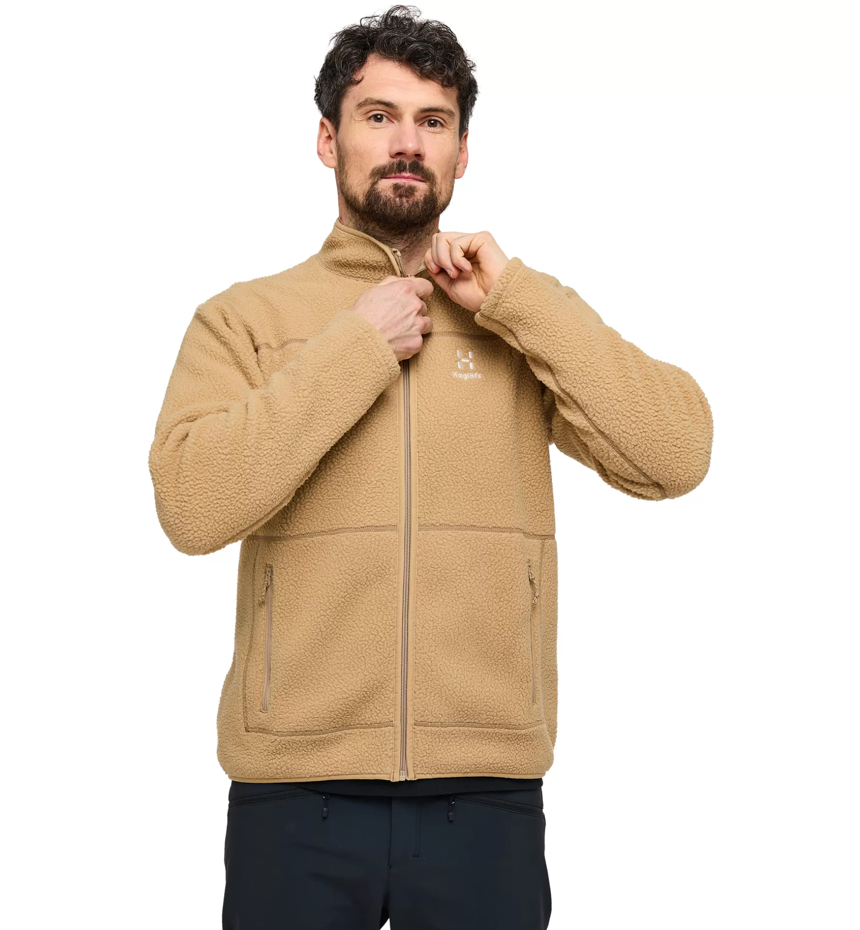 Hot Mossa Pile Jacket Men Jackor | Fleece · Mellanlager