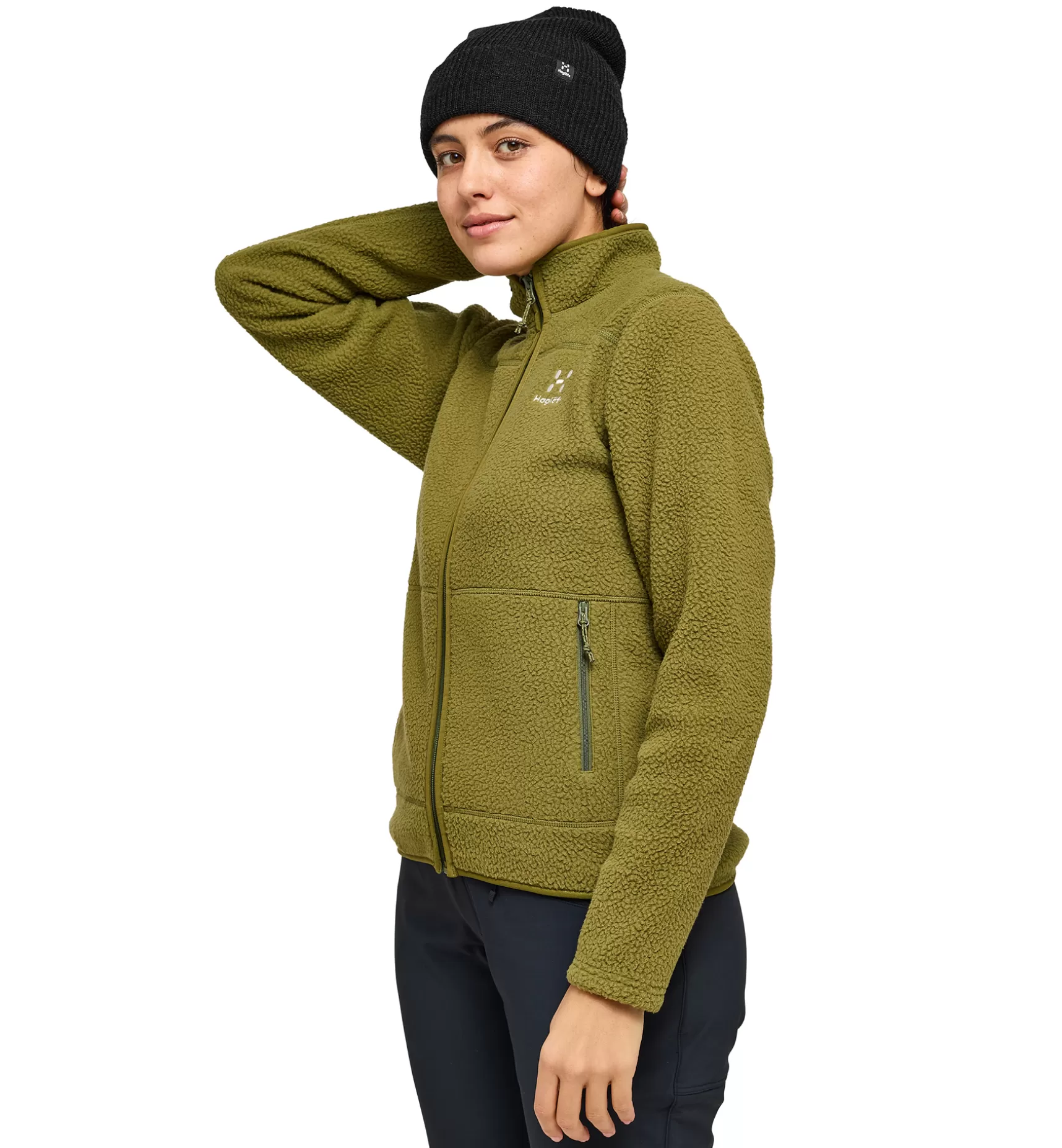 Cheap Mossa Pile Jacket Women Jackor | Fleece · Mellanlager