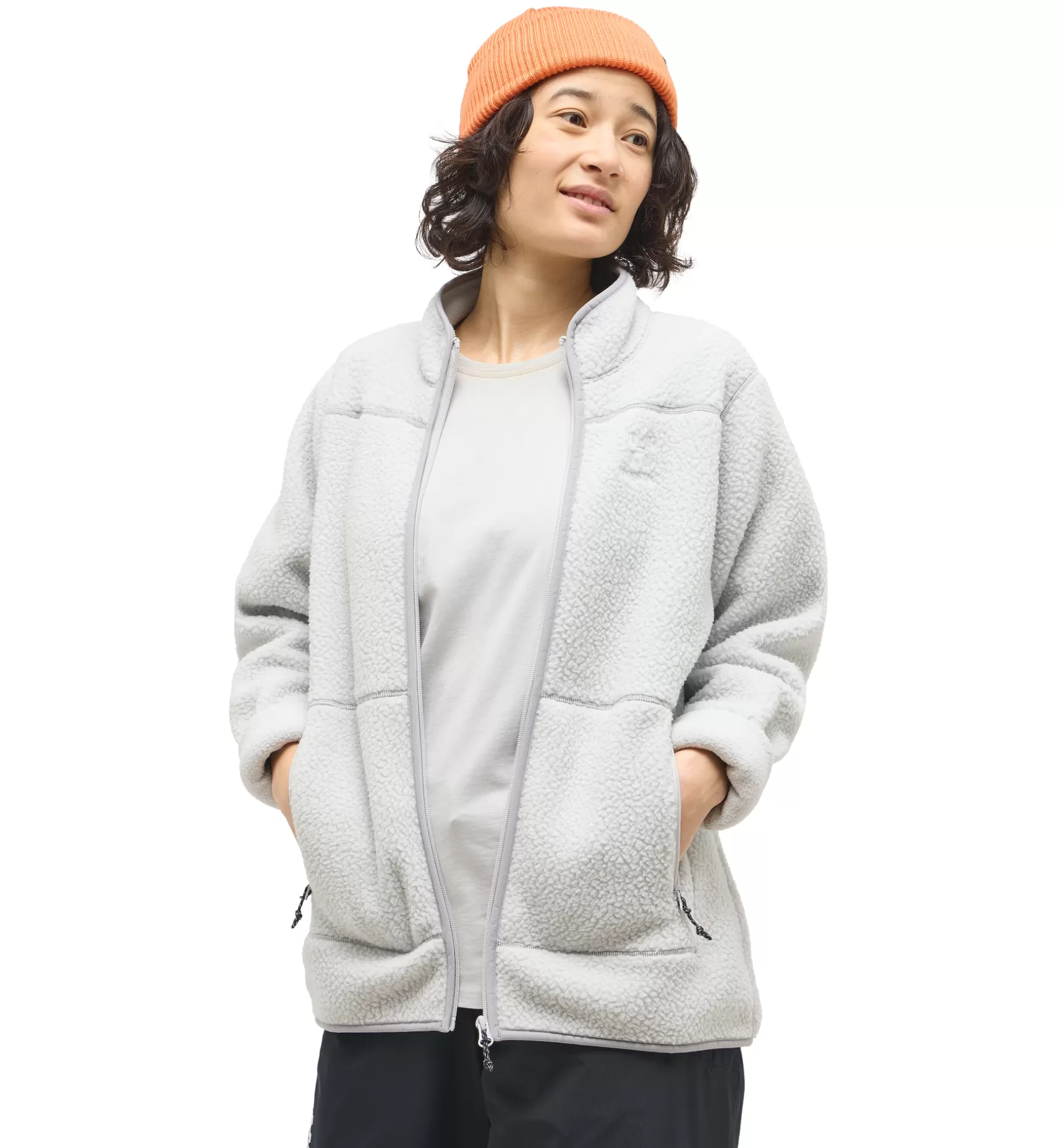 Cheap Mossa Pile Jacket Women Jackor | Fleece · Mellanlager