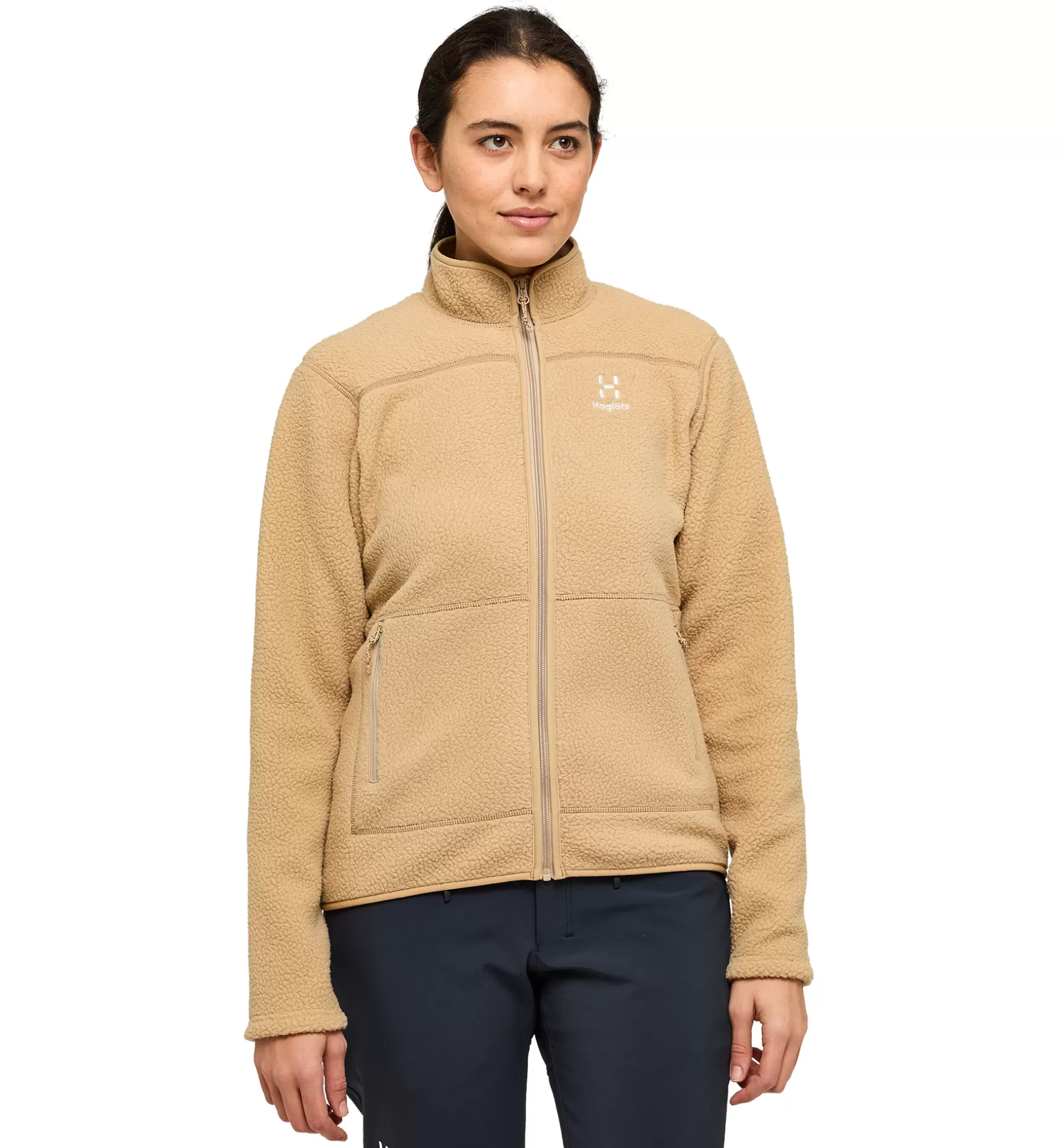 Cheap Mossa Pile Jacket Women Jackor | Fleece · Mellanlager