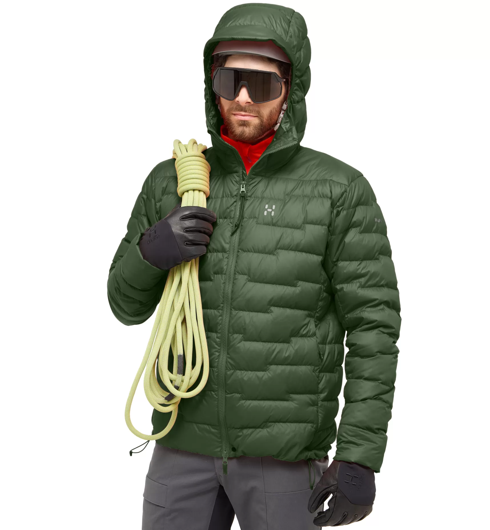 Fashion ROC Flash Down Hood Men Jackor | Alpinism