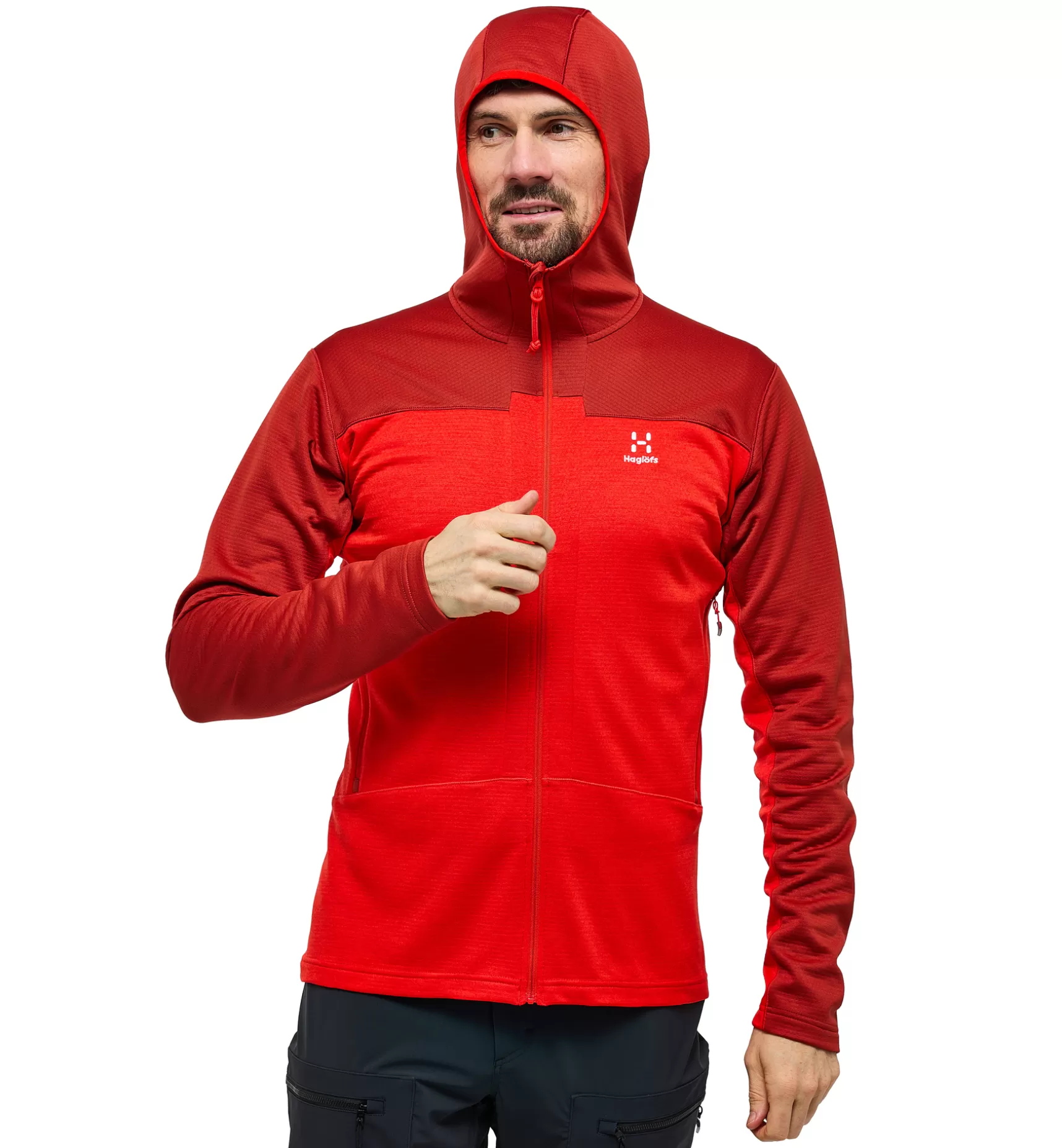 Best Sale ROC Flash Mid Hood Men Jackor | Fleece · Mellanlager