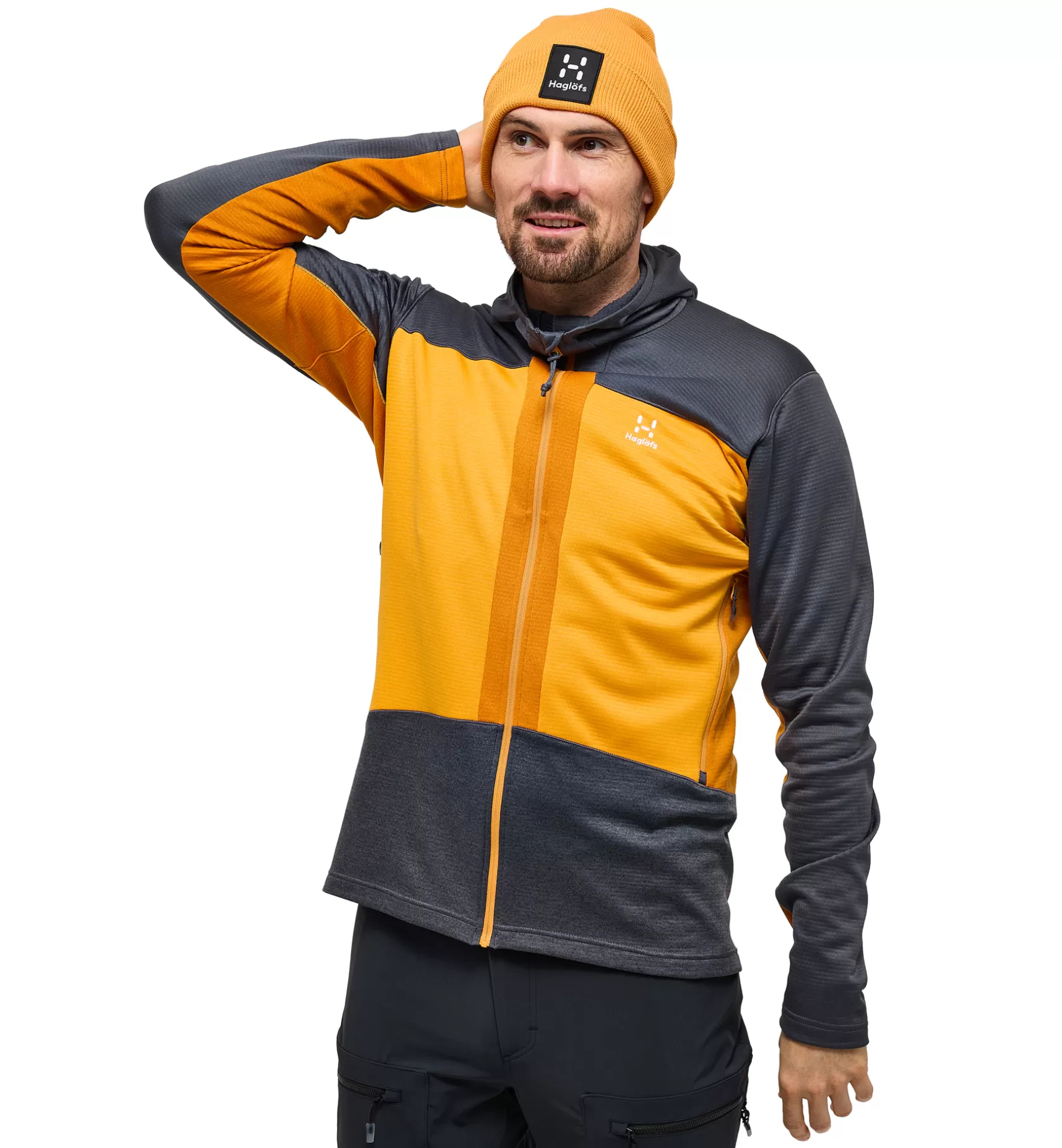 Outlet ROC Flash Mid Hood Men Jackor | Fleece · Mellanlager