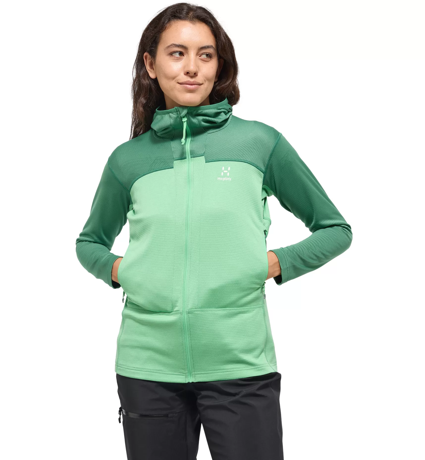 Cheap ROC Flash Mid Hood Women Jackor | Fleece · Mellanlager