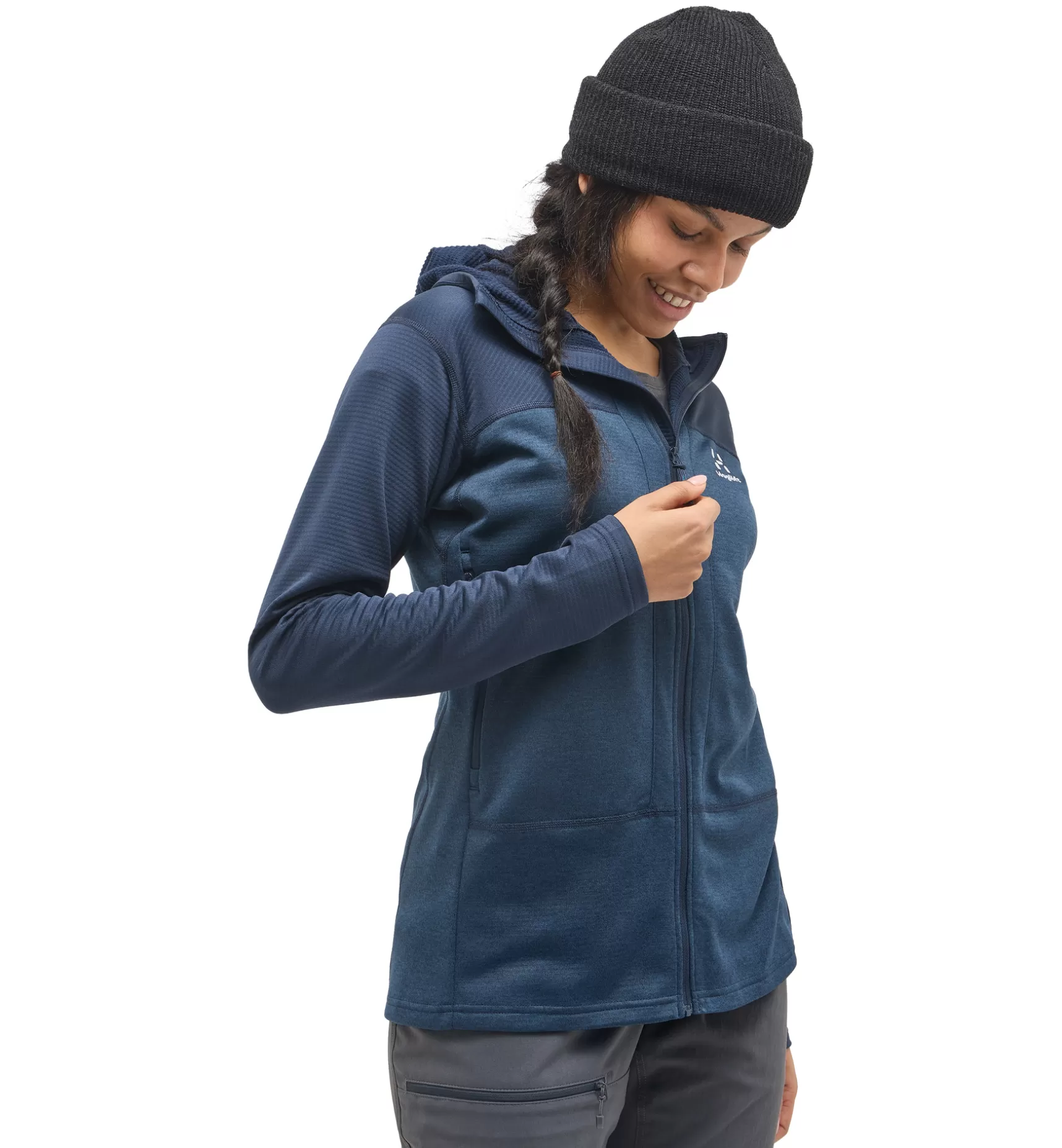 Store ROC Flash Mid Hood Women Jackor | Fleece · Mellanlager