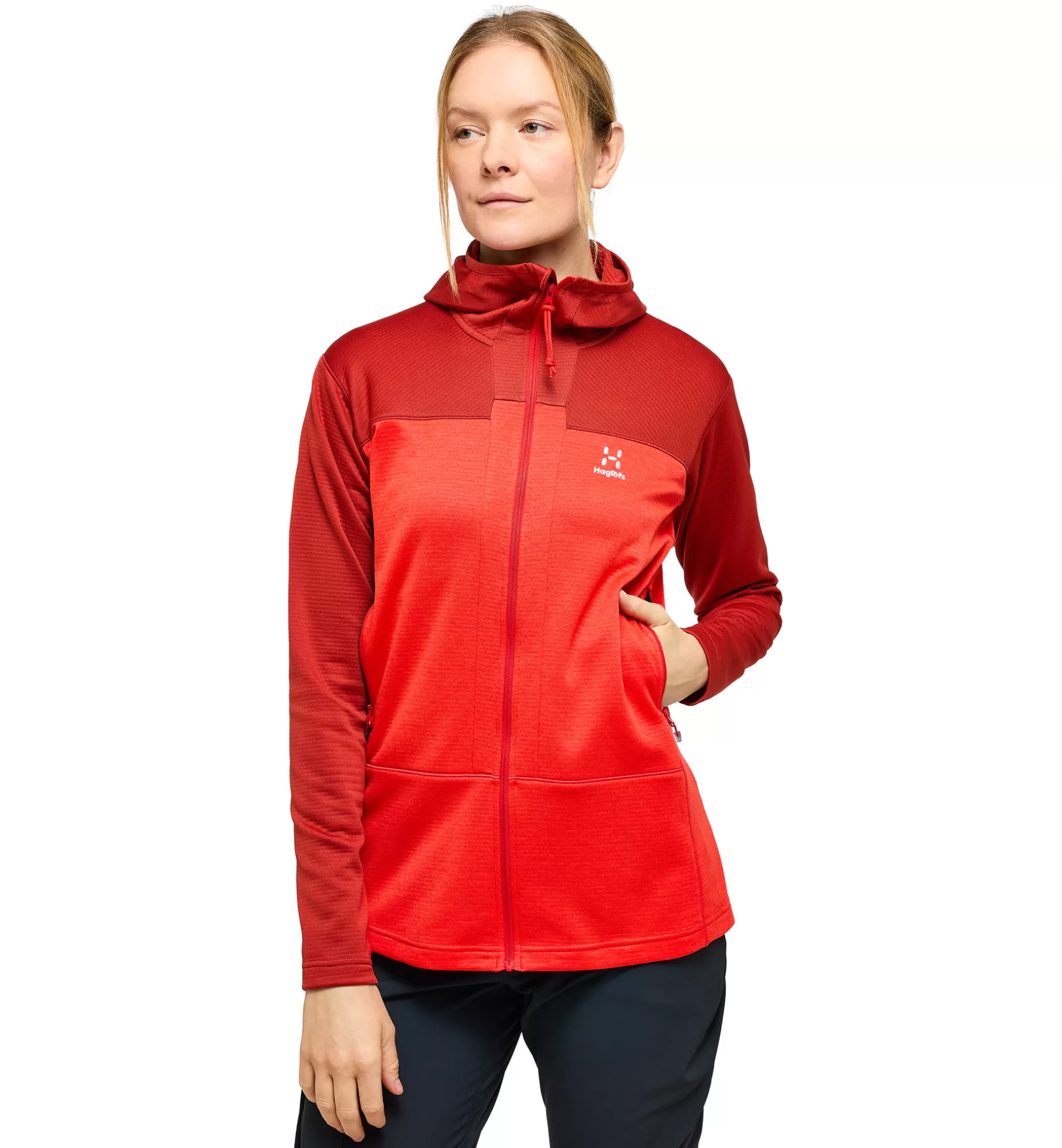 Cheap ROC Flash Mid Hood Women Jackor | Fleece · Mellanlager