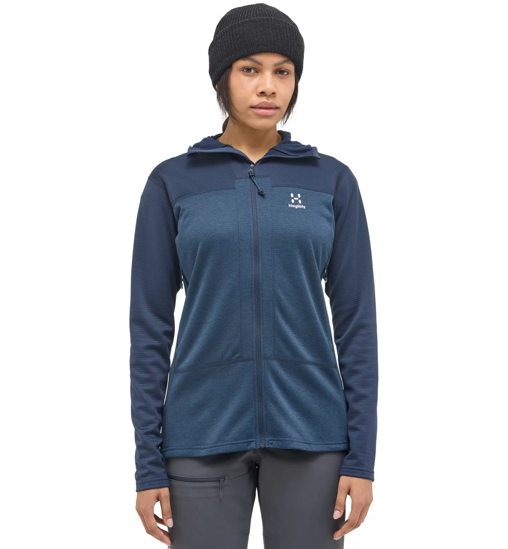 Store ROC Flash Mid Hood Women Jackor | Fleece · Mellanlager