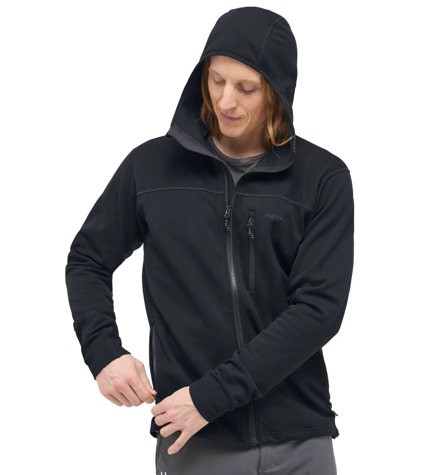 Cheap Rosson Mid Hood Men Jackor | Fleece · Mellanlager