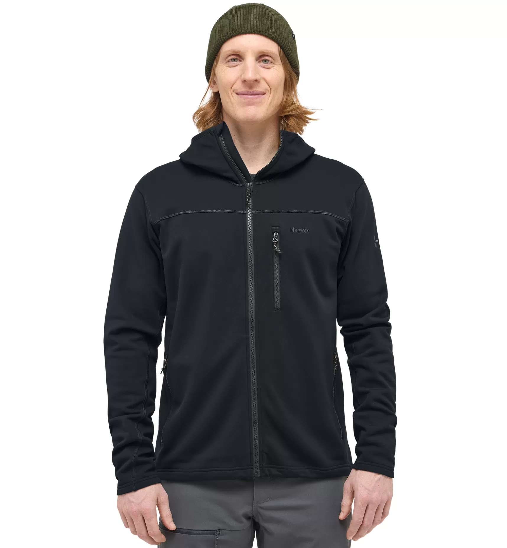 Cheap Rosson Mid Hood Men Jackor | Fleece · Mellanlager