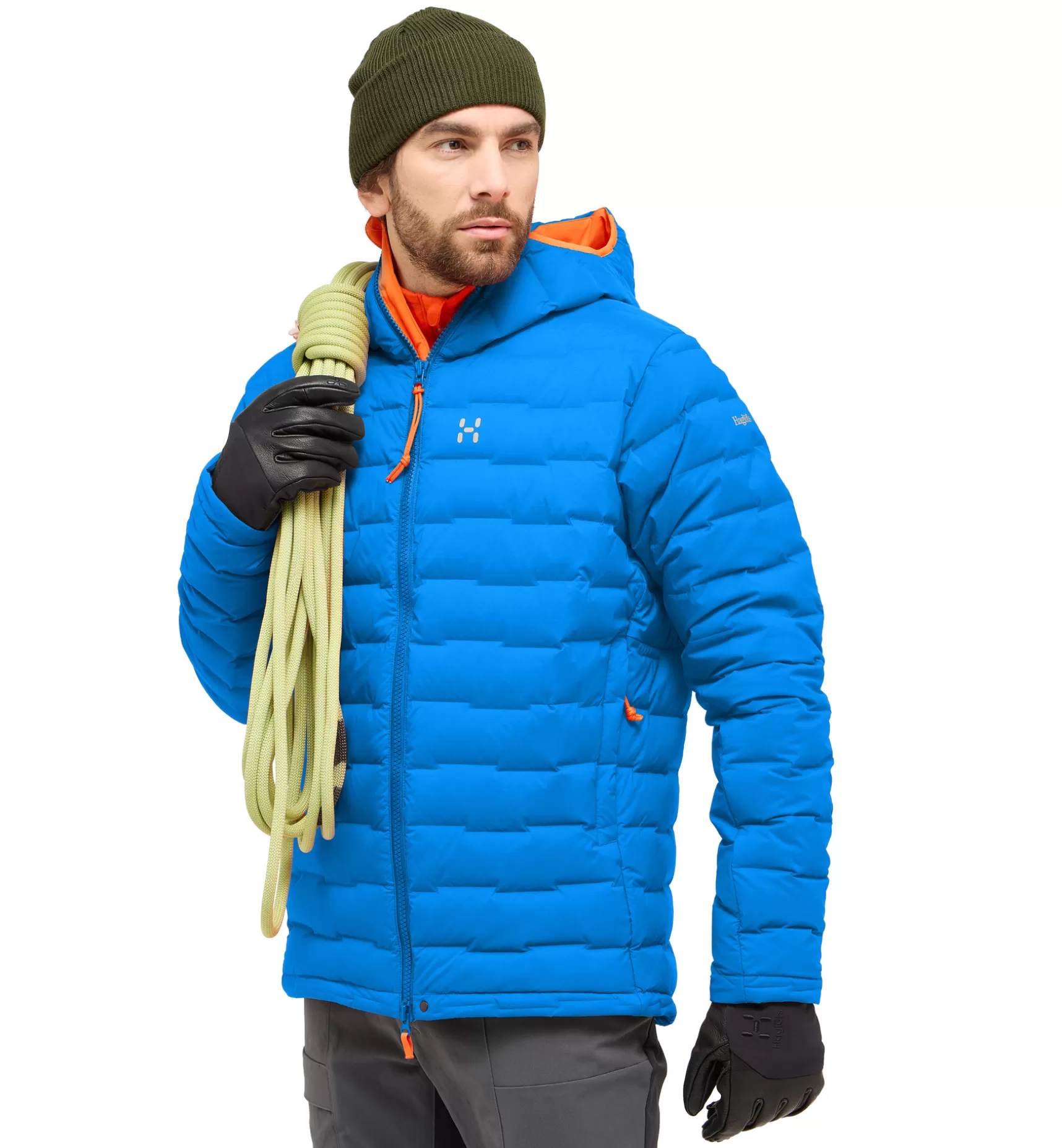 Sale Spitz Down Hood Men Jackor | Alpinism