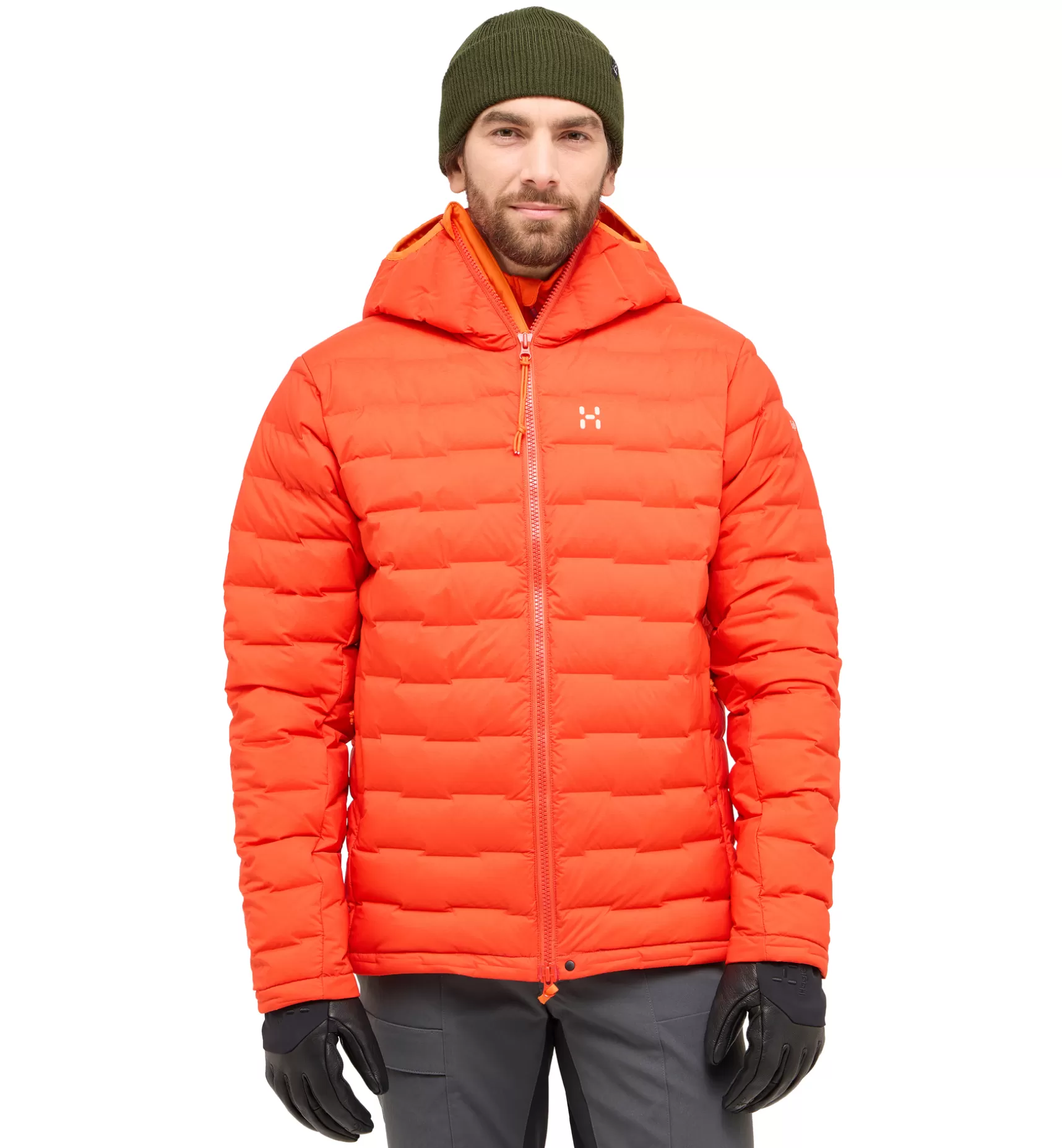 Store Spitz Down Hood Men Jackor | Alpinism