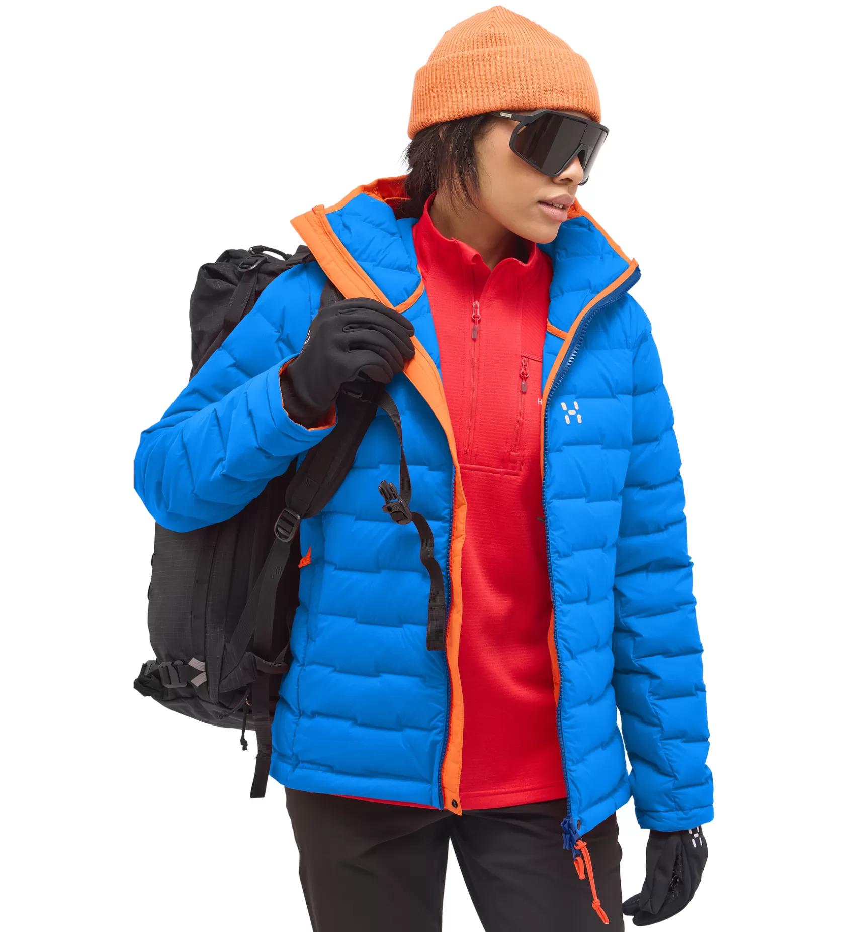 Cheap Spitz Down Hood Women Jackor | Alpinism