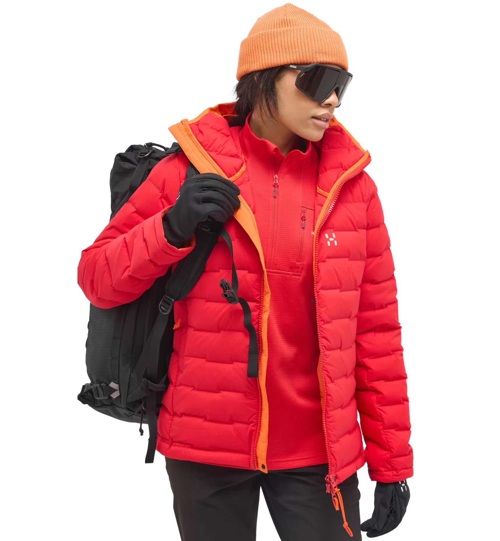 Outlet Spitz Down Hood Women Jackor | Alpinism